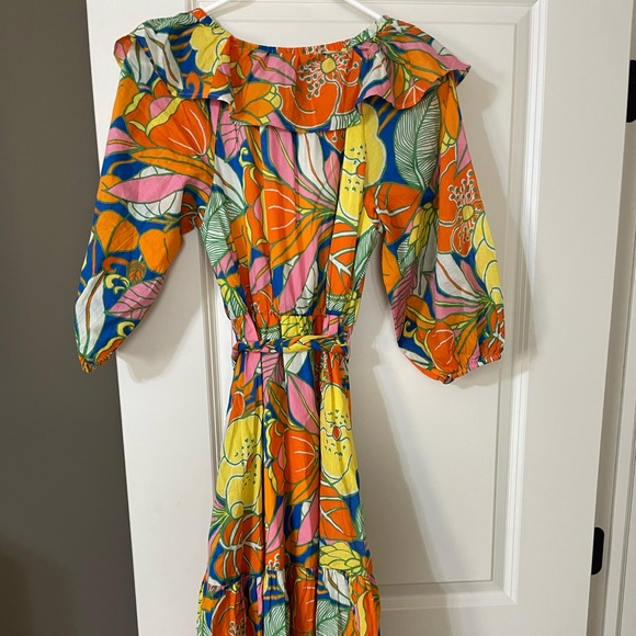 NWT J. Crew belted tropical floral dress 00 - Picture 11 of 14